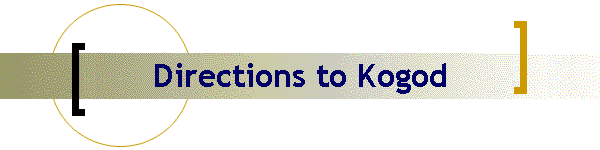 Directions to Kogod