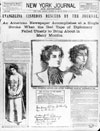 Front page of the New York Journal depicting Evangelina Cisneros